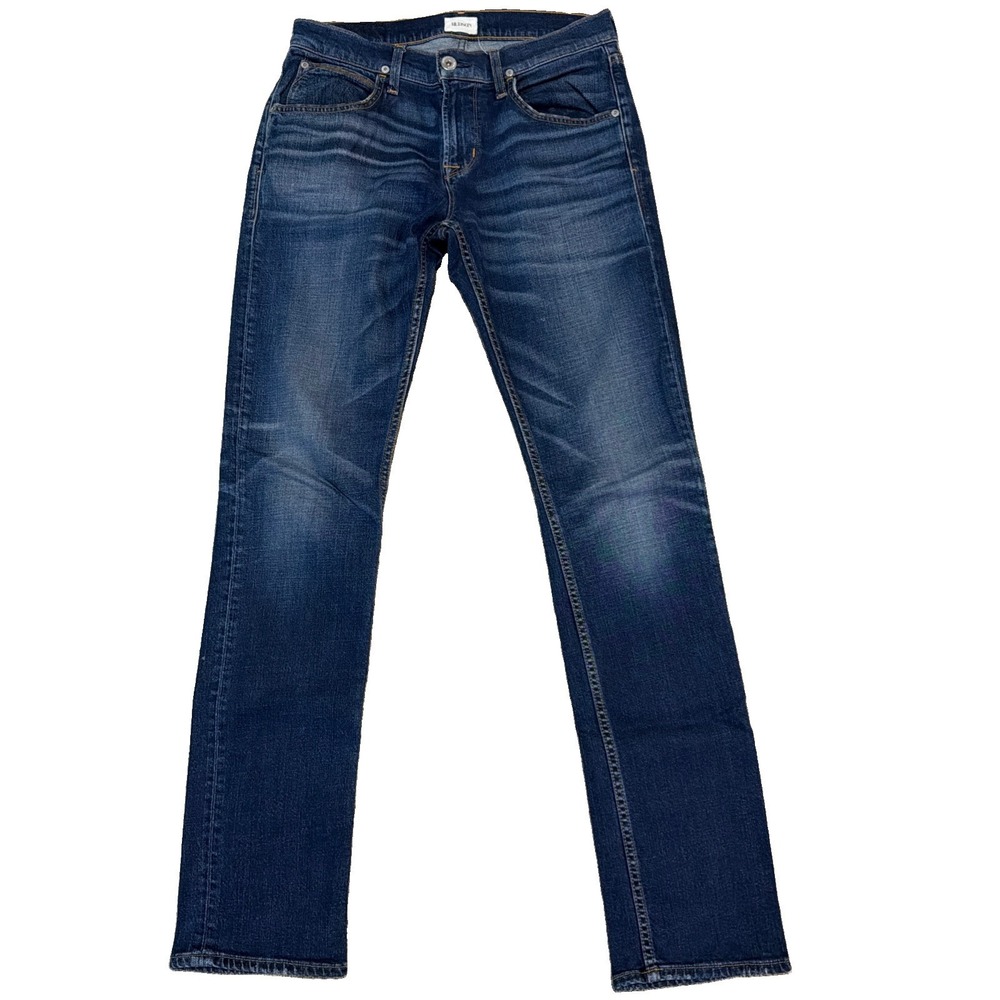 Hudson Blake Slim Straight 30x32 Cotton Stretch Zip Fly Jeans